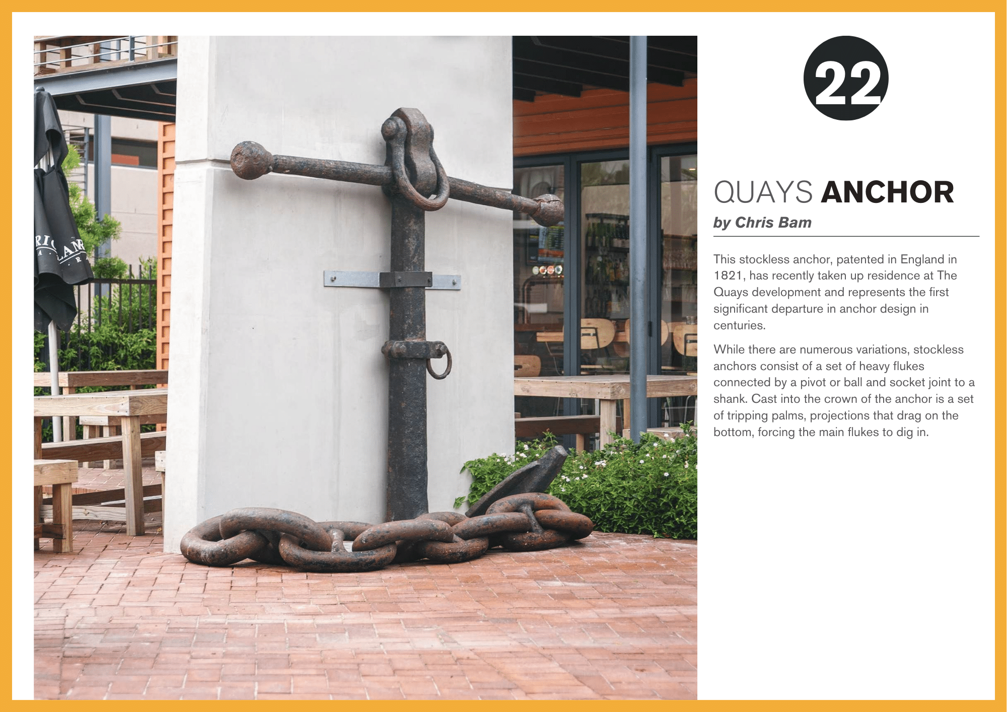 CCAF 22 - Quay Side Anchor