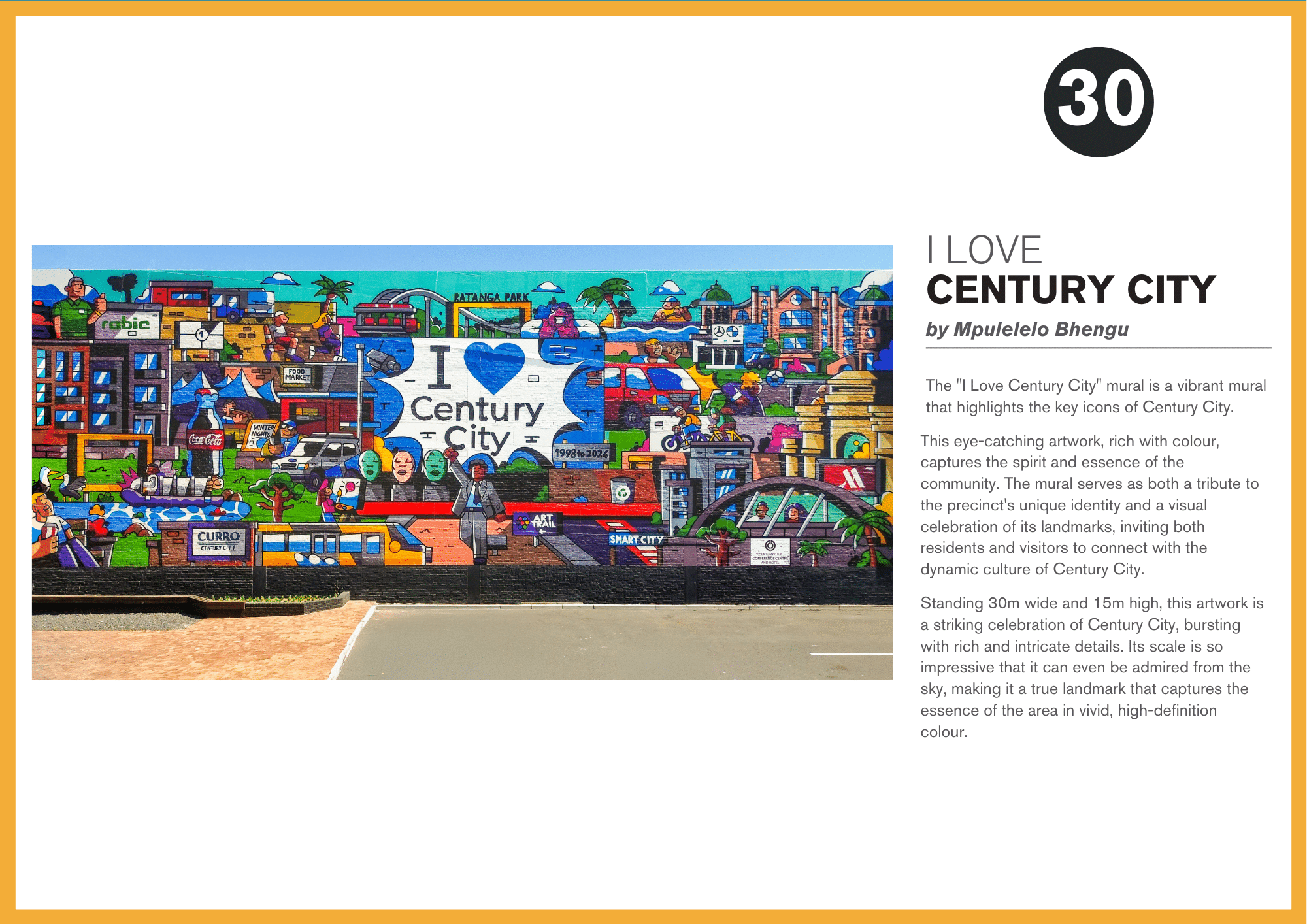 CCAF 30 - I love CC mural